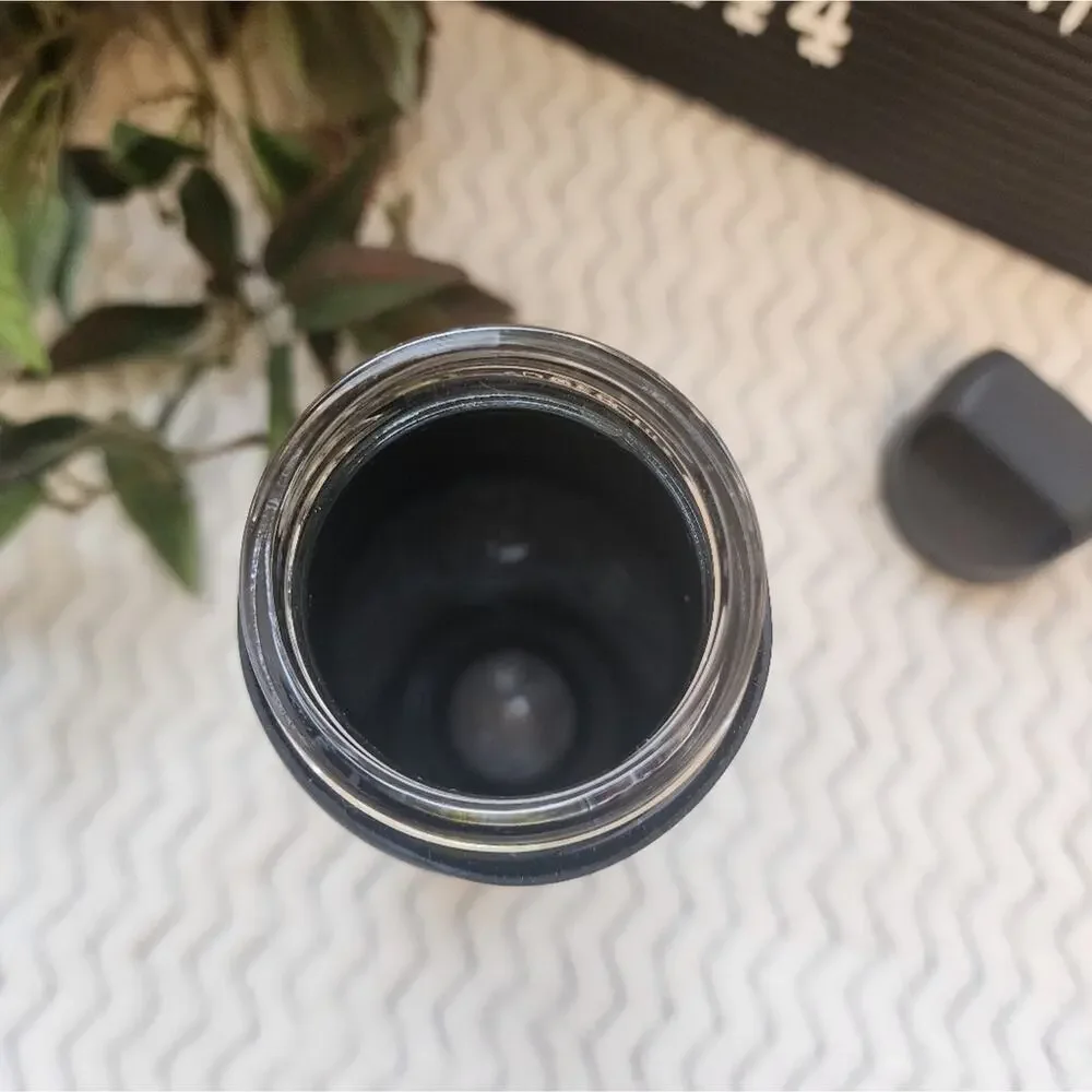 Peloton Glass Water Bottle with Rubberized shell 20OZ
